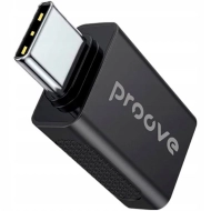 Adapter OTG Proove USB-A na USB-C Czarny - Black