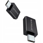 Adapter OTG Proove USB-A na USB-C Czarny - Black