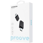 Adapter OTG Proove USB-A na USB-C Czarny - Black