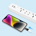 Adapter OTG Puluz Lightning na USB-C Szary - Grey