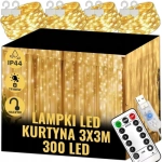 Kurtyna świetlna LED Extralink 3 x 3 m