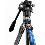 Statyw Leofoto LY-224C + Głowica BV-0R + Poziomica LB-38 Czarny - Black