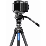 Statyw Leofoto LY-224C + Głowica BV-0R + Poziomica LB-38 Czarny - Black