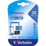 Karta Verbatim microSDHC 32 GB V10 44013 Czarna - Black