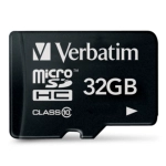 Karta Verbatim microSDHC 32 GB V10 44013 Czarna - Black