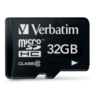 Karta Verbatim microSDHC 32 GB V10 44013 Czarna - Black