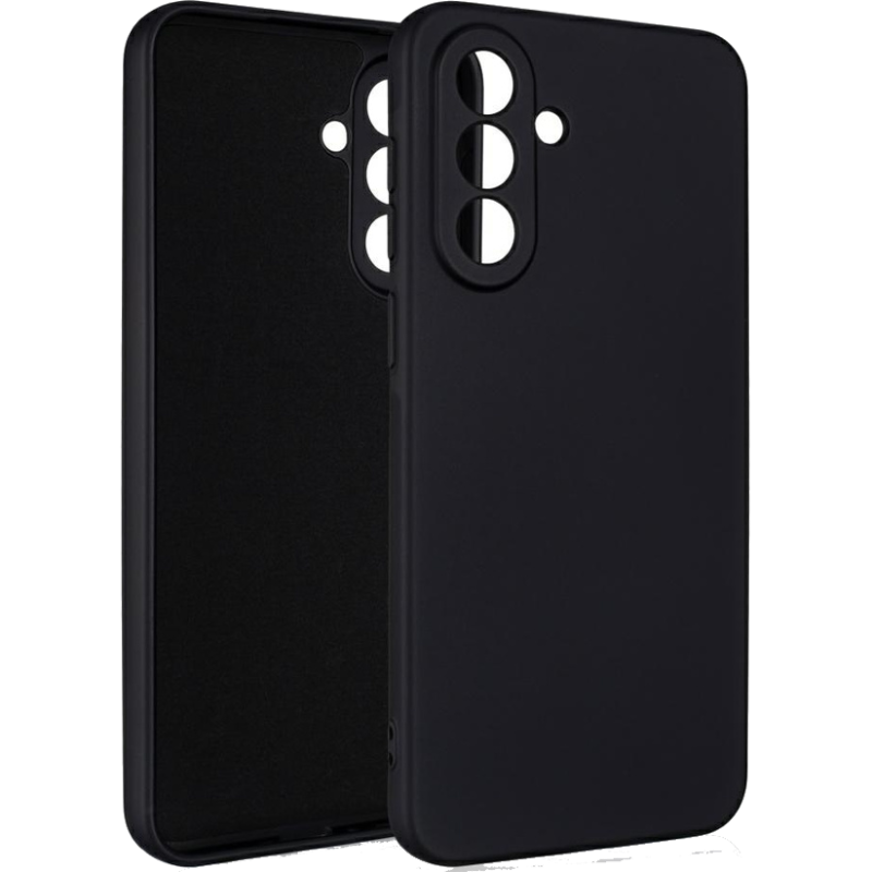 Etui Beline Silicone do Samsung Galaxy A37 Czarne - Black