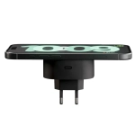 Ładowarka sieciowa indukcyjna Zens Qi 15 W USB-C 18 W Czarna - Black