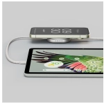 Ładowarka indukcyjna 2w1 Zens Pro 2 Qi2 15 W USB-C/USB-C Biała - White