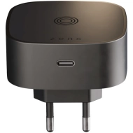Ładowarka sieciowa indukcyjna Zens Qi 15 W USB-C 18 W Czarna - Black