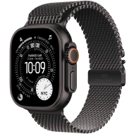 Apple Watch Ultra 3 (2025) GPS + Cellular 49mm koperta tytanowa Black + pasek Black Titanium Milanese Loop M