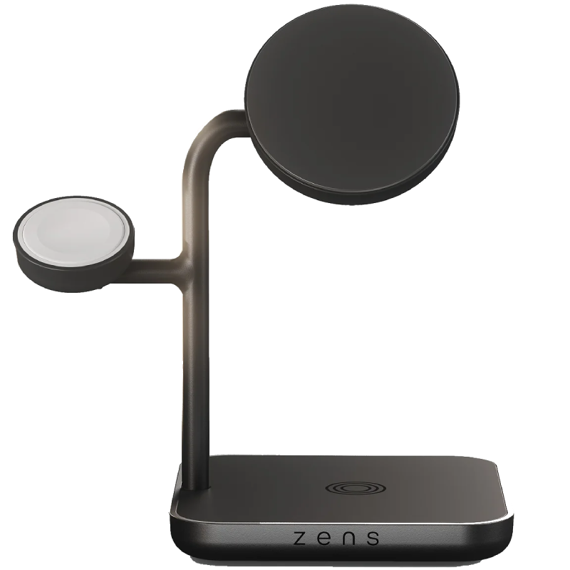 Ładowarka indukcyjna 3w1 Zens Office Charger Pro 3 Qi2 15 W Czarna - Black