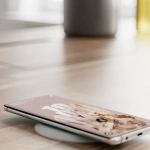 Ładowarka indukcyjna 2w1 Zens PuK and Play Qi 15 W Biała - White