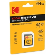 Karta pamięci Kodak SDXC 64 GB 4K 670x 100 MB/s Żółta - Yellow