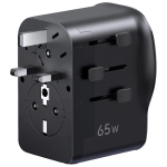 Adapter podróżny Ugreen S550 65 W 2x USB-C USB-A Czarny - Black