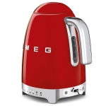 Czajnik elektryczny z regulacją temperatury Smeg Czerwony - Red