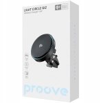 Uchwyt samochodowy z ładowarką indukcyjną Proove WHLC15010002 Qi2 Czarny - Black
