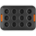 Forma na 12 Cannelé Le creuset Czarna - Black