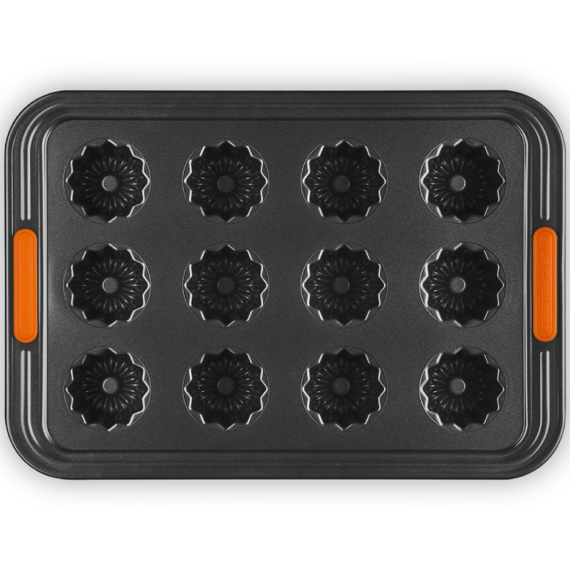 Forma na 12 Cannelé Le creuset Czarna - Black
