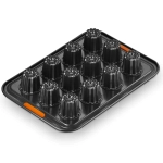 Forma na 12 Cannelé Le creuset Czarna - Black