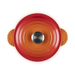 Brytfanna żeliwna głęboka Le Creuset 18 cm Płomienna czerwień - Flaming red