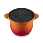 Brytfanna żeliwna głęboka Le Creuset 18 cm Płomienna czerwień - Flaming red