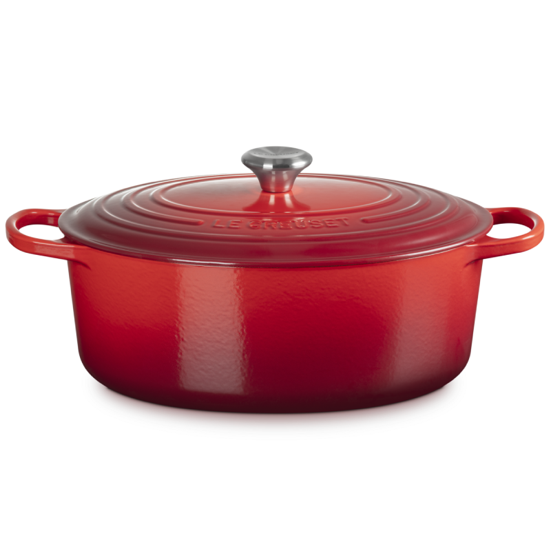 Brytfanna żeliwna owalna Le Creuset 40 cm Czerwona - Red