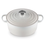 Brytfanna żeliwna Le Creuset 24 cm Kremowa - Meringue creme