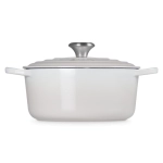 Brytfanna żeliwna Le Creuset 24 cm Kremowa - Meringue creme