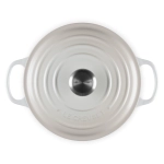 Brytfanna żeliwna Le Creuset 24 cm Kremowa - Meringue creme