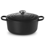 Brytfanna żeliwna Le Creuset 26 cm Czarna - Black