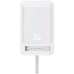 Powerbank magnetyczny USAMS XM Series CD219 10000 mAh USB-C 22.5 W Biały - White