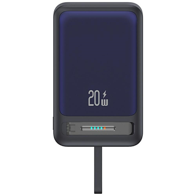 Powerbank magnetyczny USAMS XM Series CD219 10000 mAh USB-C 22.5 W Czarny - Black