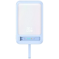 Powerbank magnetyczny USAMS XM Series CD219 10000 mAh USB-C 22.5 W Niebieski - Blue