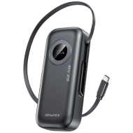 Powerbank AWEI PA-9 10000 mAh 22.5 W Czarny - Black