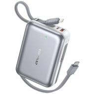 Powerbank AWEI C-03 20000 mAh 45 W Srebrny - Silver