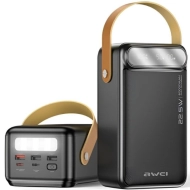 Powerbank AWEI P101K 60000 mAh 22.5 W Czarny - Black