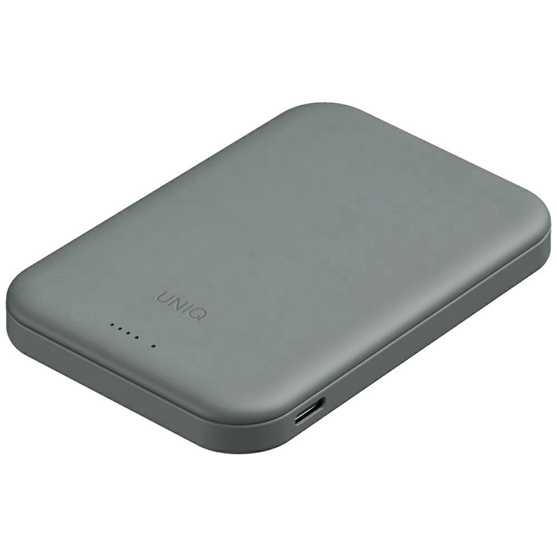 Powerbank magnetyczny UNIQ Lyden Lexa Magnetic 5000 mAh USB-C 20 W Zielony - Green