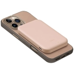 Powerbank magnetyczny UNIQ Lyden Lexa Magnetic 5000 mAh USB-C 20 W Różowy - Pink