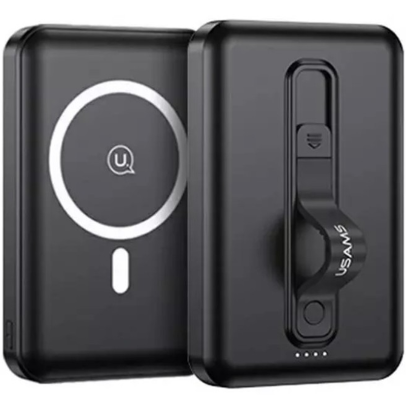 Powerbank magnetyczny USAMS PB64 10000 mAh 20 W Czarny - Black
