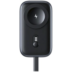Ładowarka indukcyjna USAMS CD245 do Apple Watch + powerbank 1200 mAh Tytanowa czerń - Titanium