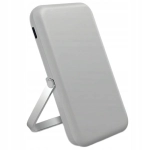 Powerbank magnetyczny UNIQ Hoveo 5000 mAh USB-C 20 W PD Jasnoszary - Chalk grey