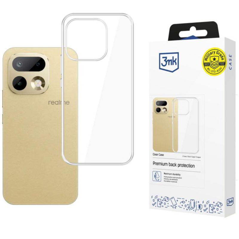 Etui 3mk Clear Case do Realme 16 Pro Przezroczyste - Clear
