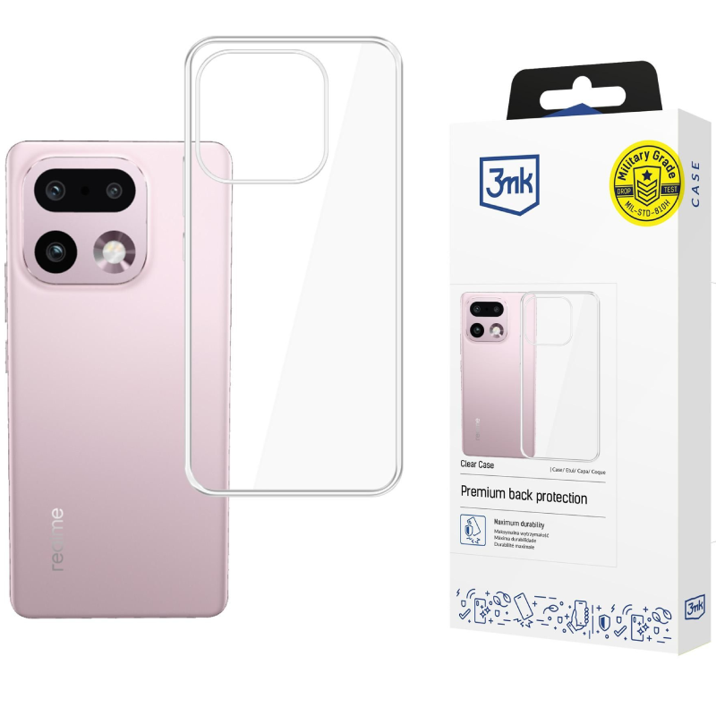 Etui 3mk Clear Case do realme 16 Pro+ Przezroczyste - Clear