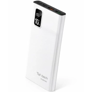 Powerbank Teltech TPB-10 10000 mAh 22.5 W Biały - White