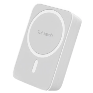 Powerbank magnetyczny Teltech TPM-10 10000 mAh 15 W Biały - White