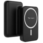 Powerbank magnetyczny Teltech TPM-10 10000 mAh 15 W Czarny - Black