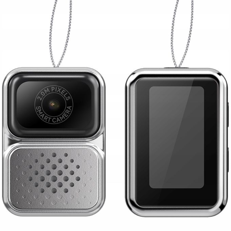 Aparat mini w formie breloka XREC X3 Srebrny - Silver