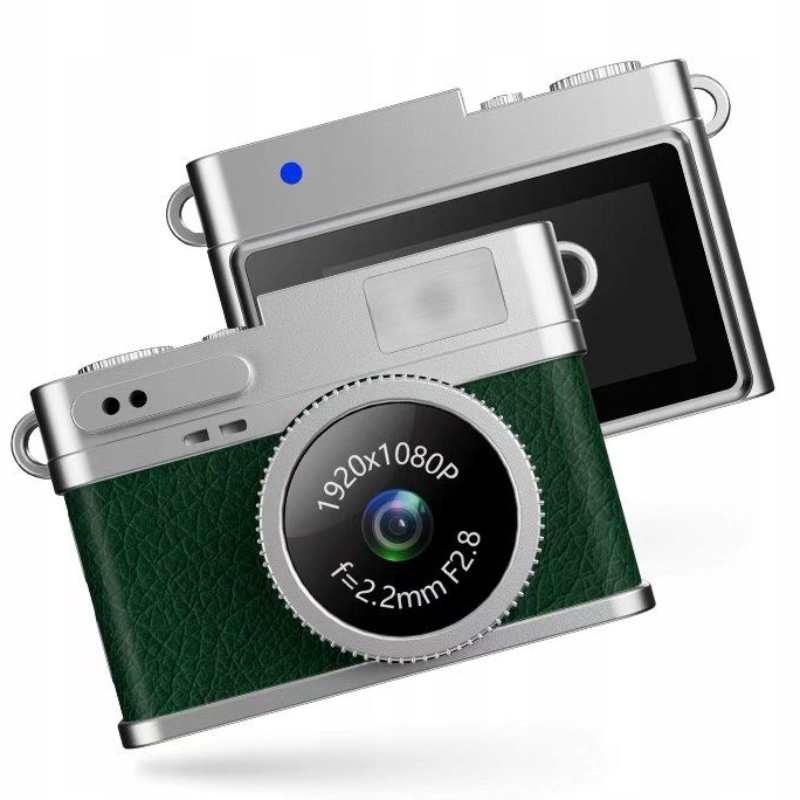 Aparat mini w formie breloka XREC X4 Zielony - Green