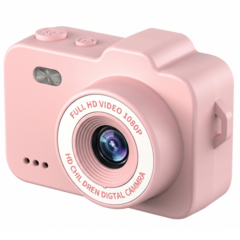 Aparat mini w formie breloka XREC X8 Różowy - Pink